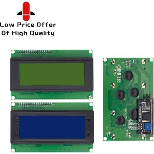 LCD2004+I2C 2004 20x4 2004A Blue/Green screen HD44780 Character LCD /w IIC/I2C Serial Interface Adapter Module For Arduino