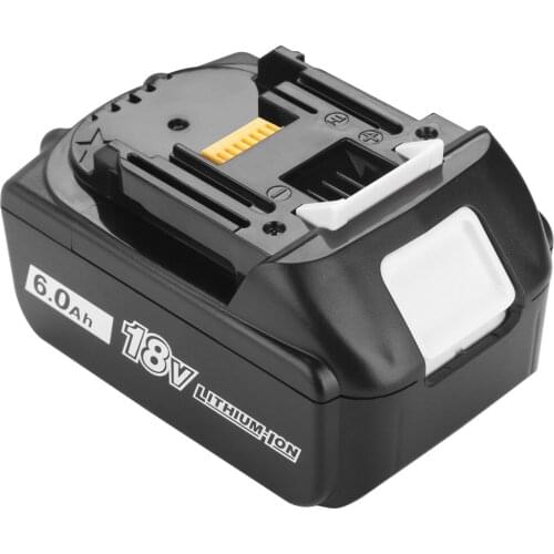 18V 6Ah Rechargeable Battery 6000mah Li-Ion Battery Replacement Power Tool Battery for MAKITA BL1880 BL1860 BL1830