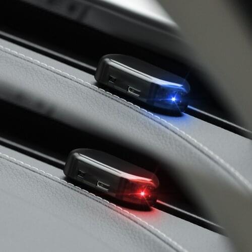 2019 Car Solar Power Alarm Lamp Auto Accessories for SSANGYONG Chairman Rexton Kyron Rodius Actyon korando Tivolan