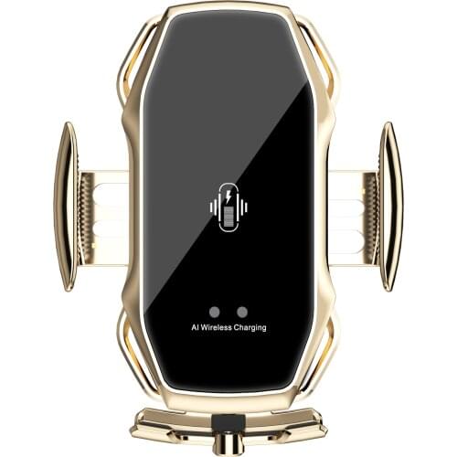 Magic Clip A5S Car Phone Holder Wireless Charging Mobile Mount Universal Magnetic Infrared Induction Phone Holder