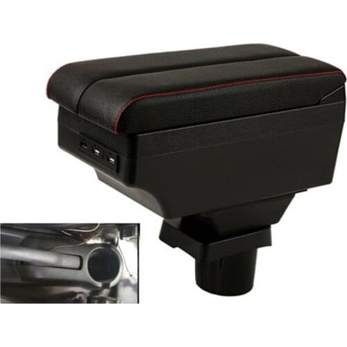 For Lada Xray armrest box double layer with usb interface
