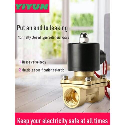 YIYUN Solenoid valve Water valve Control valve Electrically operated water valve 2V160-15 2V200-20 2V250-25 2V350-35 2V400-40