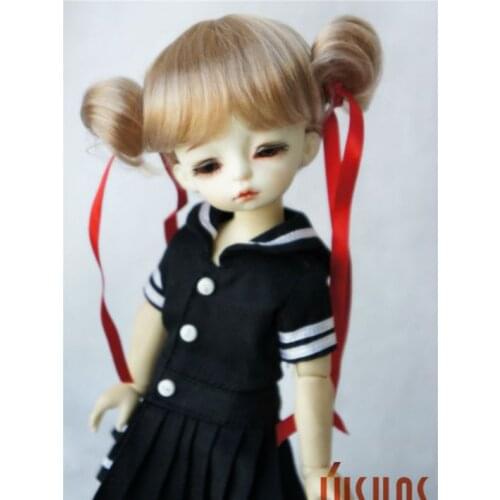 JD034 1/6 YOSD Synthetic mohair doll wigs 6-7inch Cute little balls wig