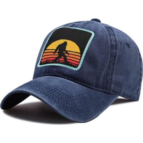 Outdoor Sports Tactical Caps Bigfoot Silhouette Funny Snapback Hat Adjustable Unisex Riding Hats Unisex Sun Shade Baseball Cap