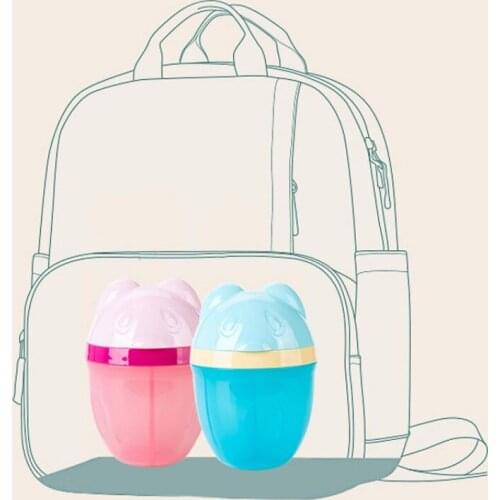 Baby Box Powder Milk Three-Way Rotating Formula Baby Snack Storage Dispenser Cartoon