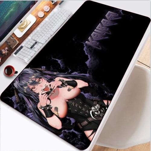 Kairas Anime Sexy Girl Big Tits Mouse Pad XXL Computer Notebook Office Game Accessories Keyboard Pad Gaming Mouse Pad Desk Mat