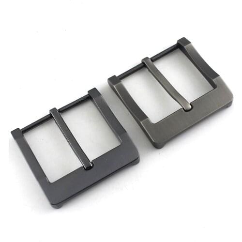 Metal 5cm Belt Buckle Mens Casual End Bar Heel Bar Single Pin Belt Half Buckle Leather Craft Jeans Webbing Fit for 48mm Belt