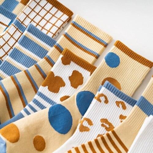 Cute socks kawaii harajuku calcetines mujer skarpetki damskie cozy woman chaussette femme girls soft korean style designer sock