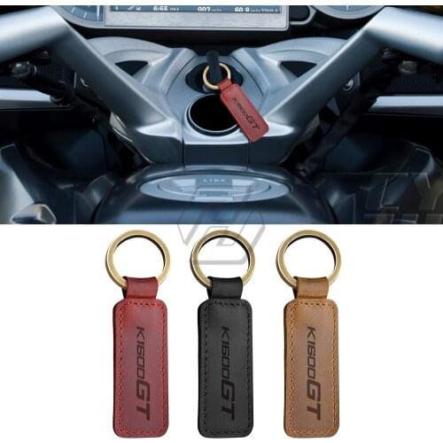 Motorcycle Keychain Cowhide Key Ring Case for BMW Motorrad K1600 K1600GT