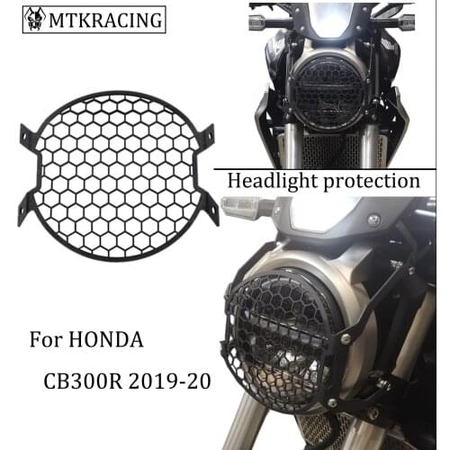 Mtkracing for honda cb150r cb250r cb300r cb 150r cb 300r headlight grille cover, headlight protection cover suitable 2019-2020