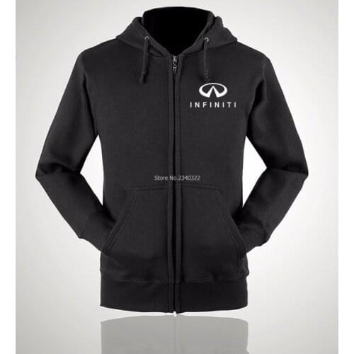 Men and women outerwear zipper infiniti sweatshirt for 4s work wear cars jacket autumn and winter coat