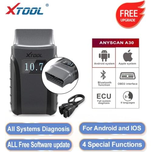 XTOOL original Professional Auto Diagnostic Tools All system car detector OBD2 scanner Support Android/IOS Free update online