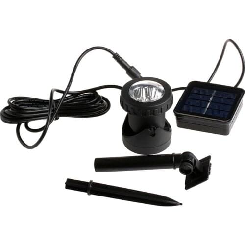 Excellent 6 LED Waterproof Underwater Solar Power Spot Light Outdoor Garden Lawn Lamp #D22094