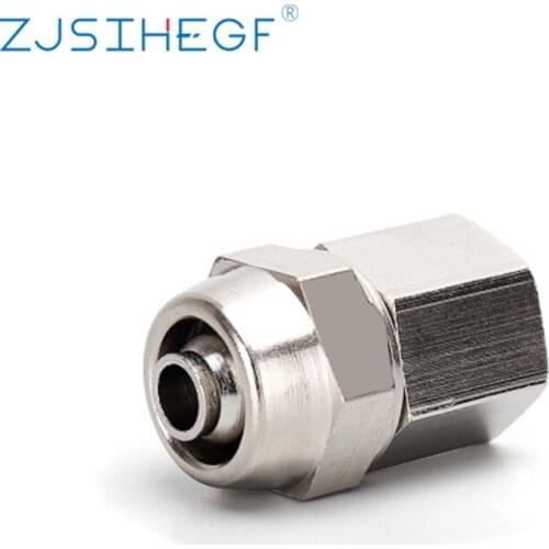 PCF 1/8" 1/4" 3/8" 1/2" BSP Coper Female Pneumatic Fittings Push In Quick Connector Release Air Fitting pneumatique