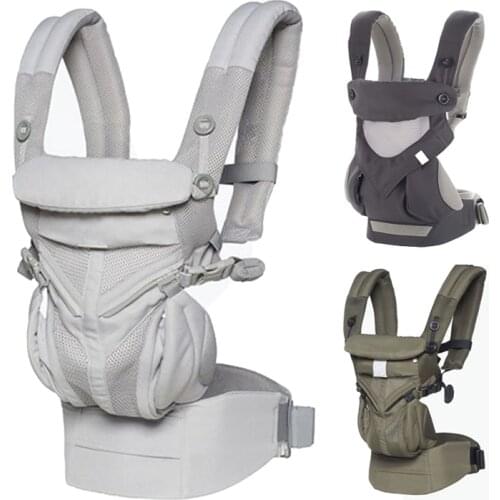 Ergonomic Baby Carrier 360 Omni Breathable 360 Cool Air baby Carrier Backpack Organic Cotton Four Position 360 Infant Carrier