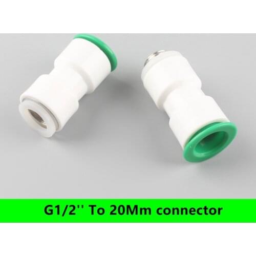 G1/2'' To 20Mm Straight Garden Water Supply Quick Connector PVC&PPR &PE Pipe Hose Joint Plumbing Were Fittings Free Welding&Glue
