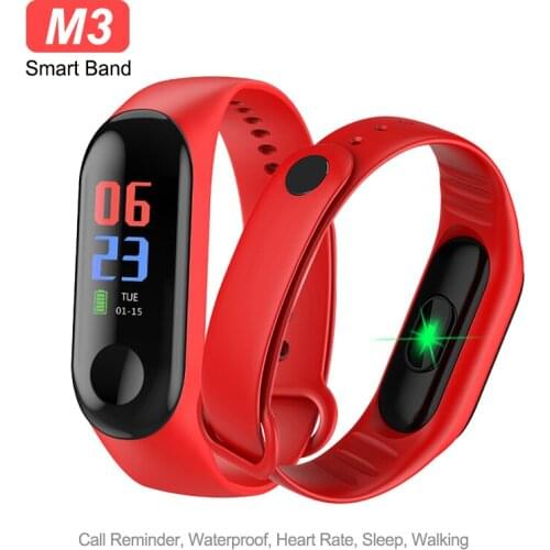 Fitness Smart Bracelet Blood Pressure & Heart Rate Monitor Colorful Touch Screen Smart Band Wristband Step Counter