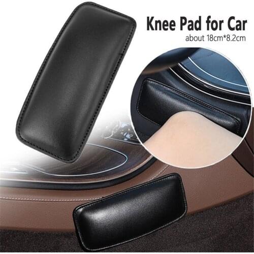 Universal Leg Cushion Leather Knee Pad Car Interior Comfortable Elastic Cushion Pillow Leg Pad Thigh Support Car Accessories