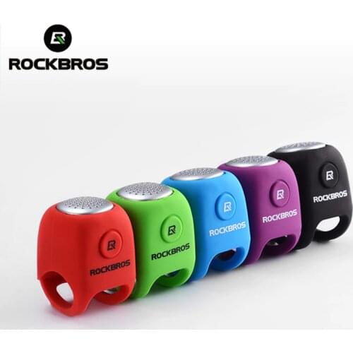 ROCKBROS Electric Bicycle Bells IPX4 Rainproof MTB Bike Handlebar Bells Silica Personality Electronic Horn Bicycle Accessories