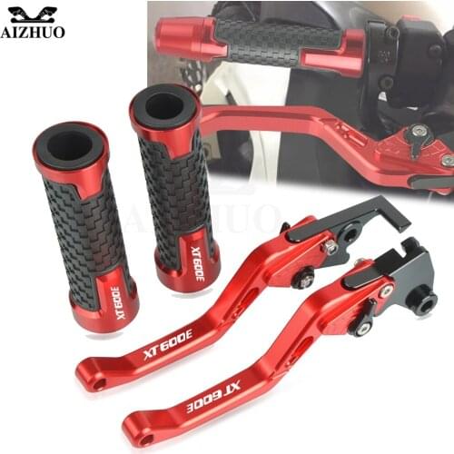 XT600 E CNC Aluminum FOR YAMAHA XT600E 1990-2006 2000 2002 2004 2005 Motorcycle Accessories Handle Bar Grips Brake Clutch Levers