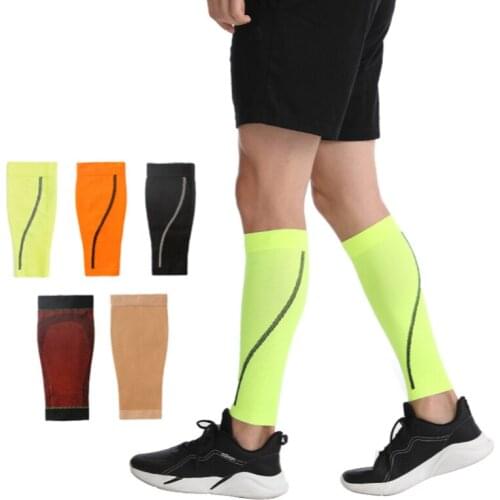 2Pcs/Pair Calf Protector Breathable Sports Sleeves Running Football Cycling Leg Warmers Compression Equipment Elastic Shin Guard