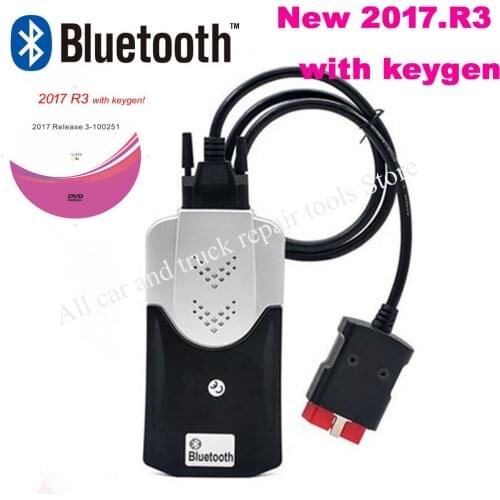 2021 Newest 2017.R3 with keygen for delphis vd ds150e Vdijk Pro car truck OBD2 diagnostic tool vd tcs Scanner
