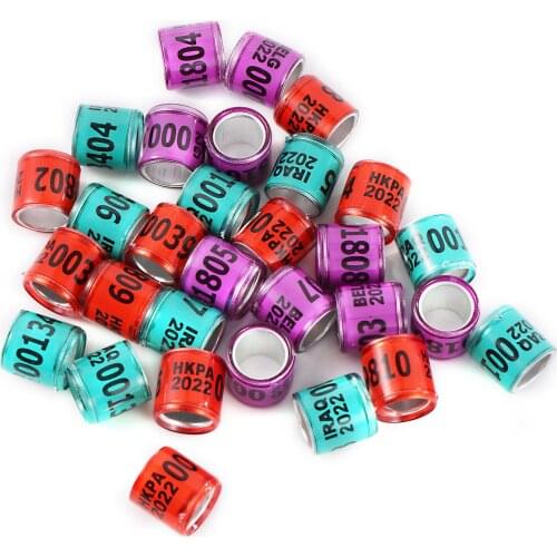 2021 Durable Digital Bird Foot Rings Pigeon Racing Rings Bird Training Tool Bird Identification foot ring Training Supplies