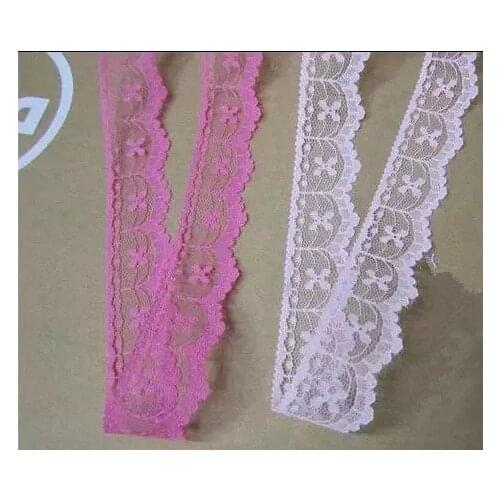 400yard 7color in stock. Bilateral Handicrafts Embroidered Net Lace Trim Ribbonwide 2.5cm(1'')