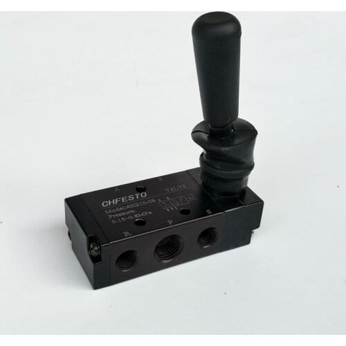 4H210-08 Hand Lever Operated Solenoid Valves 1/4'' Direct Acting