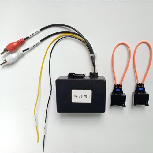 Audio Box For Benz W211 Aux in optical fiber Decoder Input CLS S SL SLK CL 2005/2008 Amplifier Adpter Harman Kardon