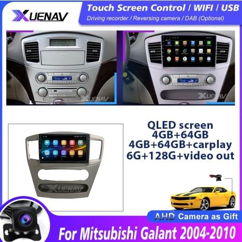 Car Autoradio stereo player For Mitsubishi Galant 2004-2010 DVD GPS Radio Multimedia navegacion GPS for Mitsubishi DVD GPS