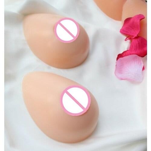Free shipping 1000g/pair D cup sex silicone breast forms,silicone gel implants,breast gel pad silicone gel breast forms