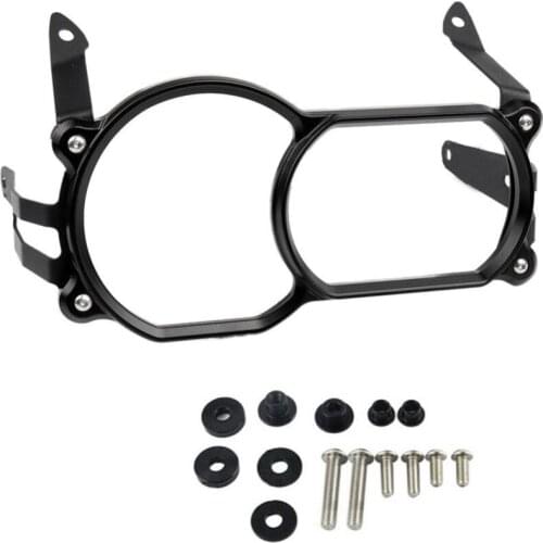 Headlight Silver Aluminum Frame Guard Cover Lens Protector For BMW R1200 GS ADV 13-16 14 15