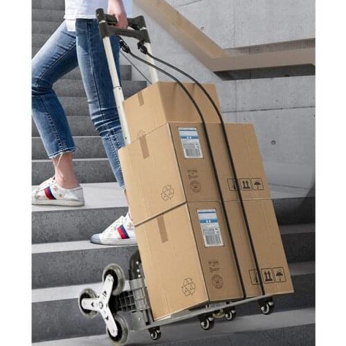Hot Sale Portable Folding Climbing Hand Truck & Dolly Cart Capacity for Carrying Refrigerator Luggage Large Furniture