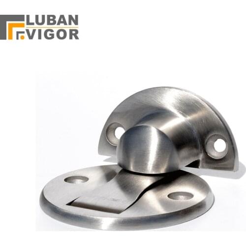 Hot sales,Real 304 stainless steel wire drawing Invisible suction/Door Stopper,Free drilling,High texture,Home hardware