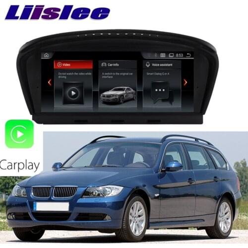 LiisLee Car Multimedia GPS Audio Radio Stereo For BMW 3 Series E91 2004~2010 Original CCC Style CarPlay 360 View Navigation