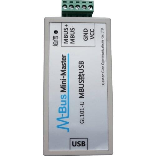 MBUS/M-BUS to USB Converter USB-MBUS Meter Reading Communication USB Power Supply Connect 200 Meters