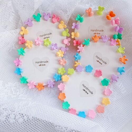 New Style Colour Lovely Acrylic Flower Crown Children Hair Grabbing Hairpin Hair Accessories Sweet Girl Baby Headdress