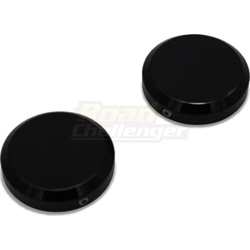 New 1 Pair CNC Billet Fork Cap Stem Nut Cover For Victory Cross Country Cross Country Tour Cross Roads Magnum X-1 Highball