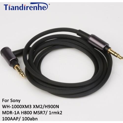 For Sony WH-1000XM3 XM2/H900N MDR-1A H800 upgrade cable audio cable for Sony MSR7/ 1rmk2/100AAP/ 100abn headset Audio Draad