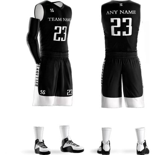 Custom Men Kids Basketball Jerseys Sets blank college Basketball Uniforms Professional Design Shirt Shorts Quick Dry