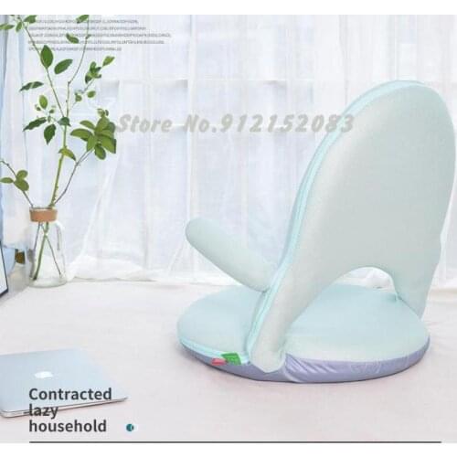 Lazy sofa tatami armrest small sofa bed waist protection folding back chair removable and washable breastfeeding breastfeeding c