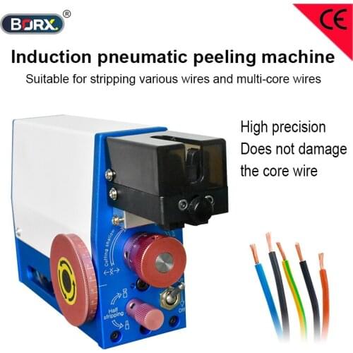 Manual multi core wire peeling machine Fast penumatic one end wire stripping box AWG#32 - 12