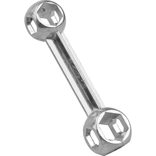 6/7/8/9/10/11/12/13/14/15mm For Train Electrical Elevator Valve Cross Triangle Bone Type Hex Wrench Spanner Wrench Key