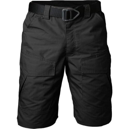 Man Tactical Shorts Quick Dry Cargo Shorts Outdoor Sport Training Hiking Short Trouser Multi-pocket Military Shorts
