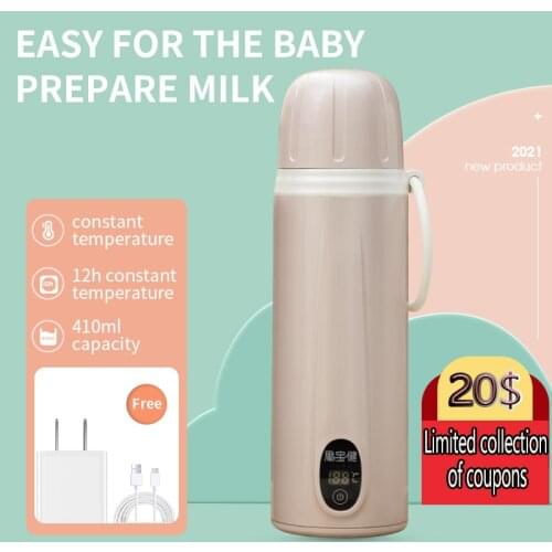 Intelligent Thermostat Baby Nursing Bottle Warmers Milk Bottle Water Cup Touch Display Temperature 316 Stainless Steel Thermoses