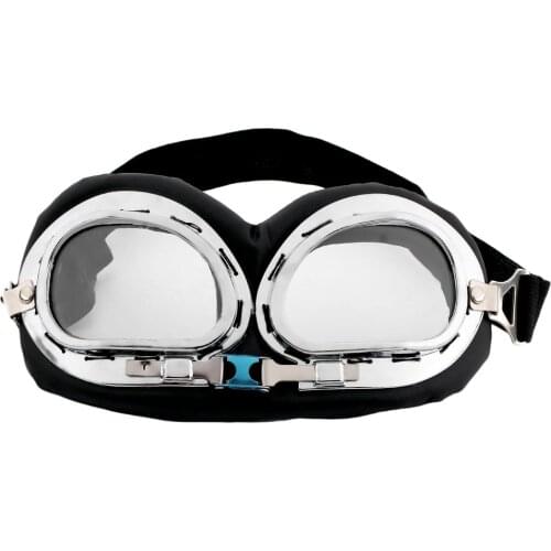 Anti-UV Vintage Motorcycle Goggles Pilot Biker Helmet Sunglasses Scooter Cruiser ATV Glasses Off-Road Motocross Racing Eyewear