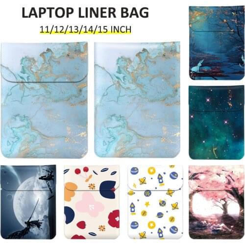 Water Proof Laptop Sleeve for Huawei Matebook 13 14 pro 16.1 2021 PU leather laptop case Matebook D14 D15 2020 Liner Sleeve Case