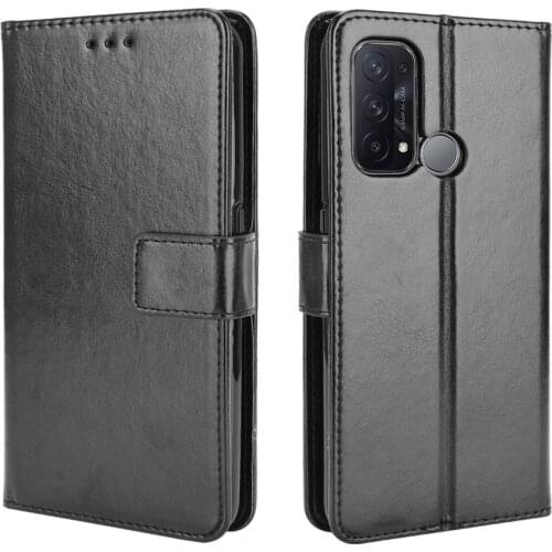 For Oppo Reno 5A Case Classic simplicity Flip Luxury PU Leather Phone Case For OPPO Reno5 A Reno 5A Reno5A Case Cover