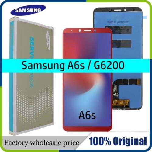 100% Original 6.0" LCD For Samsung Galaxy A6s G6200 G6200F LCD Display Screen replacement Digitizer Assembly+service package